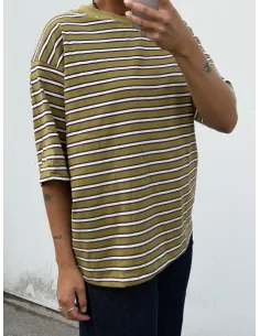 JXRHEA LOOSE SS STRIPE TEE 2