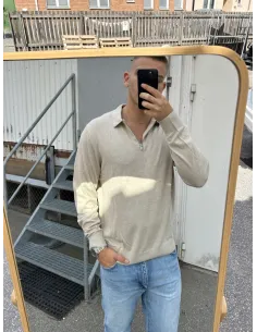 JJEEMIL KNIT POLO HALF ZIP LS NOOS 2