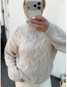 VMMAYBE LS HIGH NECK CABLE PULLOVER NOOS 2