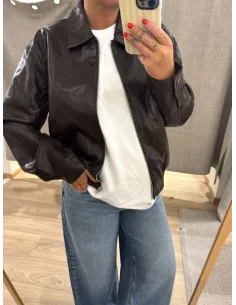 JDYABBY FAUX LEATHER JACKET 2