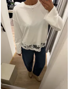 ONLVIVVI L/S LACE BOTTOM JRS NOOS
