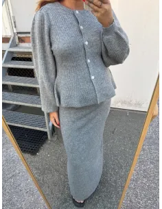PCSILLY MW ANKLE SKIRT