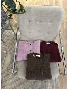 SLFLULU LS KNIT SHORT CARDIGAN