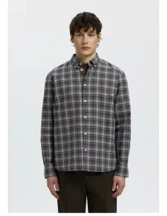 SLMCOLE-JAY REG MELANGE LS SHIRT NOOS 2