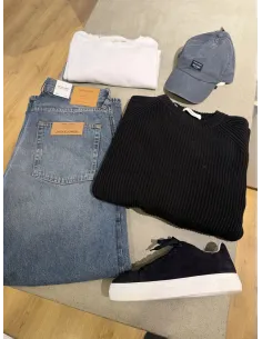 SLMBRAUN KNIT RLX RIB CREW NECK NOOS 2