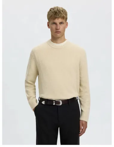 SLMALEX LS KNIT RLX CREW NECK NOOS