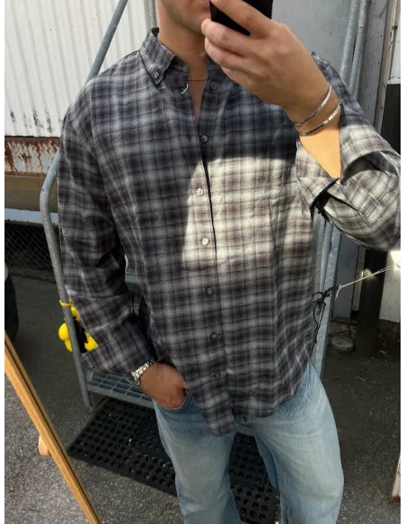 SLMCOLE-JAY REG MELANGE LS SHIRT NOOS