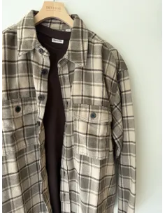 ONSESKE CHECKED OVERSHIRT NOOS