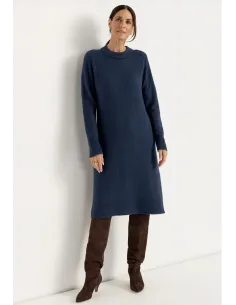 Henriette knitted slit dress