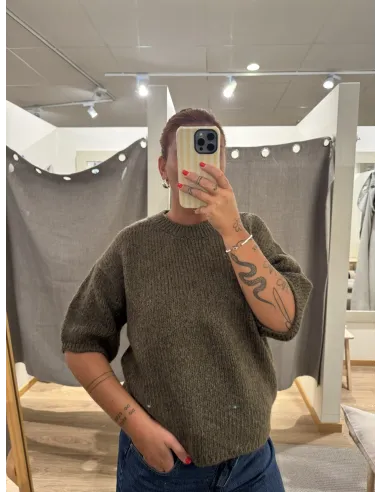 JDYDICTE S/S PULL O-NECK KNT