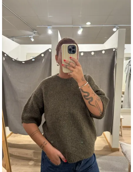 JDYDICTE S/S PULL O-NECK KNT