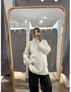 OBJMALI L/S ROLLNECK PULLOVER 2