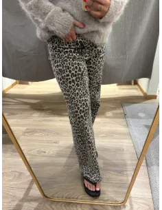 ONLMADISON BLUSH HW LEO WIDE