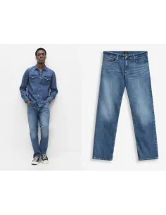Lee David Jeans Reg Tapered - Blue Force 2