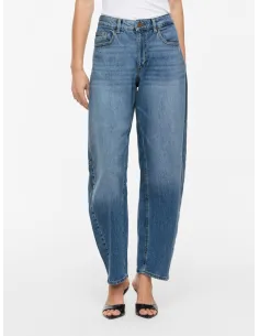 VIBRADY RW BARREL DENIM JEANS