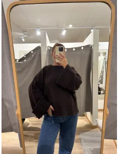 AWNOVAH LS O-NECK KNIT PULLOVER 2
