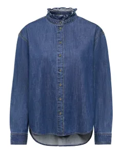 ONLALARA L/S FRILL DNM SHIRT 2