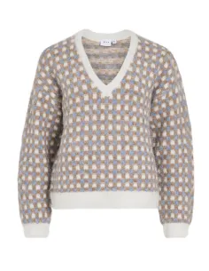 VIALDIS V-NECK L/S KNIT TOP 2