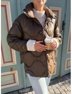 JXSTELLA SHINY QUILTED JACKET