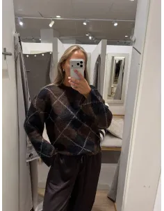 ONLNOEME LS PATTERN O-NECK 2