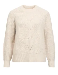 OBJSALLY L/S KNIT PULLOVER