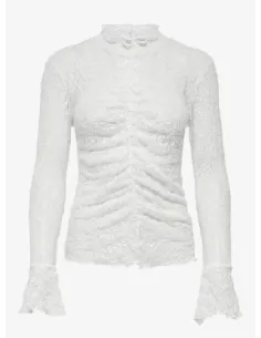 JDYLALA L/S HIGH NECK LACE TOP