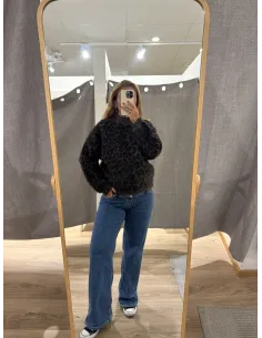 PCELINA LS HIGH NECK KNIT