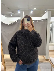 PCELINA LS HIGH NECK KNIT 2