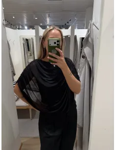 AWDALIA SL BOATNECK CAPE TOP