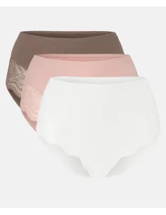 Carmen lace detail briefs 3-pack