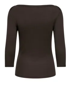 ONLKATHLINE 3/4 RIB BOATNECK TOP 2