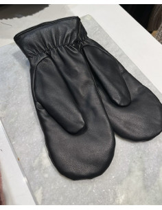PCNELLIE LEATHER MITTENS
